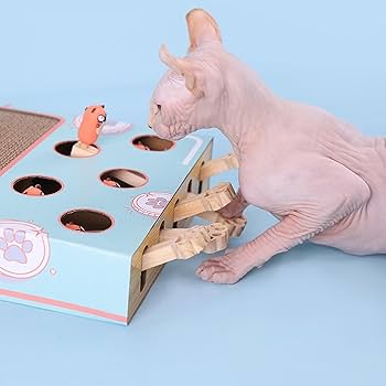 Amazon.co.jp: 猫 おもちゃ 猫じゃらし モグラ叩き ネズミ 猫